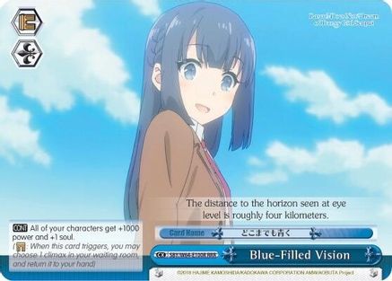 Blue-Filled Vision (RRR) (SBY/W64-E100R RRR) - Rascal Does Not Dream of Bunny Girl Senpai