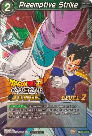 Preemptive Strike (Level 2) (TB3-048) - Judge Promotion Cards