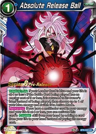 Absolute Release Ball (BT8-043_PR) - Malicious Machinations PreRelease Cards