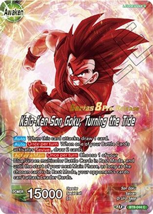 Son Goku // Kaio-Ken Son Goku, Turning the Tide (BT8-044_PR) - Malicious Machinations PreRelease Cards