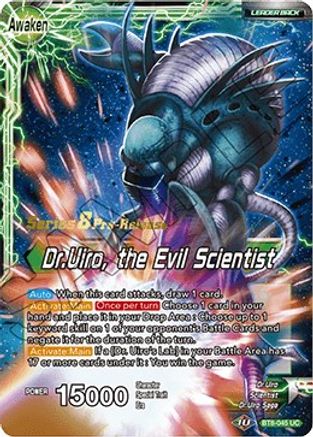 Dr.Uiro & Dr.Kochin // Dr.Uiro, the Evil Scientist (BT8-045_PR) - Malicious Machinations PreRelease Cards