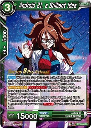 Android 21, a Brilliant Idea (BT8-055_PR) - Malicious Machinations PreRelease Cards