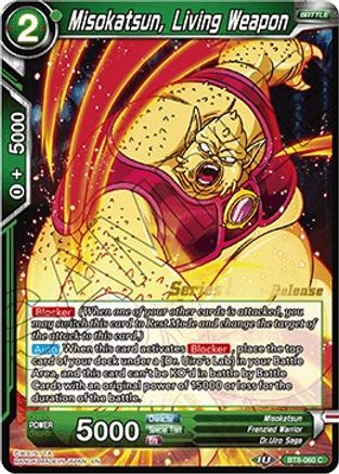 Misokatsun, Living Weapon (BT8-060_PR) - Malicious Machinations PreRelease Cards