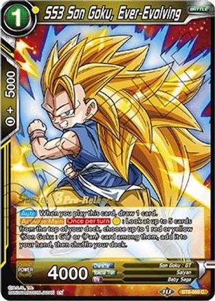 SS3 Son Goku, Ever-Evolving (BT8-069_PR) - Malicious Machinations PreRelease Cards