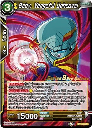 Baby, Vengeful Upheaval (BT8-083_PR) - Malicious Machinations PreRelease Cards
