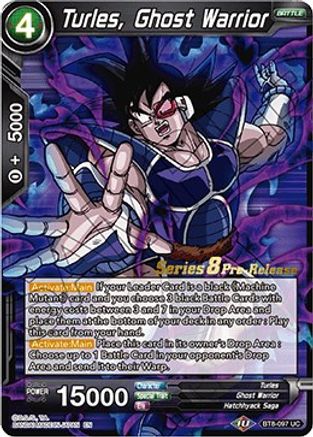 Turles, Ghost Warrior (BT8-097_PR) - Malicious Machinations PreRelease Cards