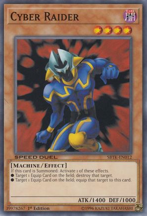 Cyber Raider (SBTK-EN012) - Speed Duel: Trials of the Kingdom 1st Edition