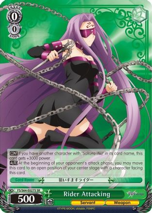 Rider Attacking (SR) (FS/S64-E027S SR) - Fate/stay night [Heaven’s Feel]