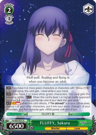 FLUFFY, Sakura (FS/S64-E031 R) - Fate/stay night [Heaven’s Feel]