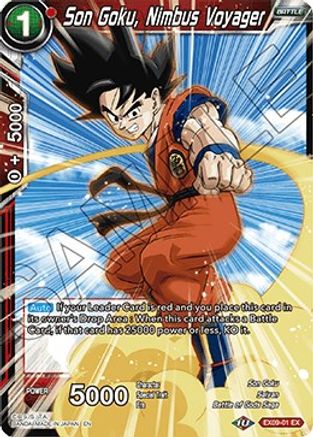 Son Goku, Nimbus Voyager (EX09-01) - Expansion Deck Box Set 09 Saiyan Surge Foil