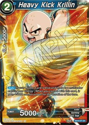 Heavy Kick Krillin (EX10-01) - Expansion Deck Box Set 10 Namekian Surge