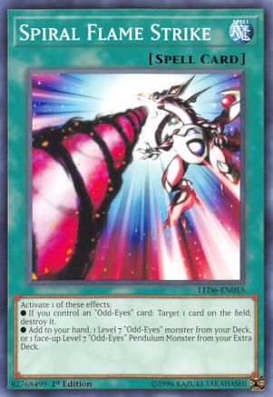 Spiral Flame Strike (LED6-EN055) - Legendary Duelists: Magical Hero 1st Edition