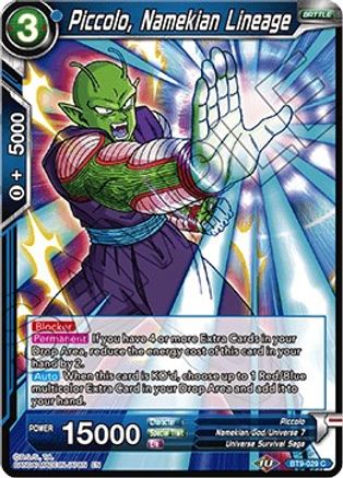 Piccolo, Namekian Lineage (BT9-029) - Universal Onslaught