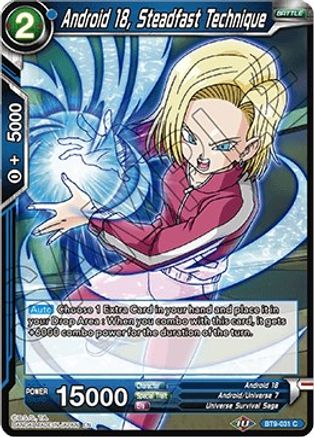 Android 18, Steadfast Technique (BT9-031) - Universal Onslaught
