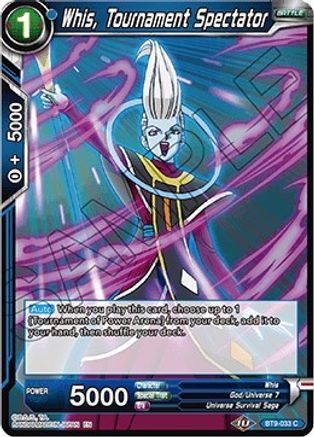 Whis, Tournament Spectator (BT9-033) - Universal Onslaught