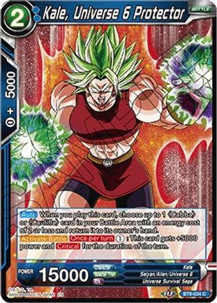 Kale, Universe 6 Protector (BT9-034) - Universal Onslaught Foil