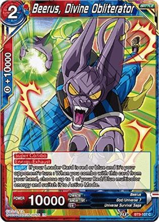 Beerus, Divine Obliterator (BT9-107) - Universal Onslaught