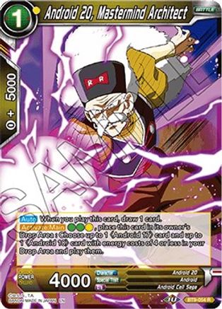 Android 20, Mastermind Architect (BT9-054) - Universal Onslaught