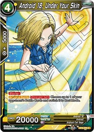 Android 18, Under Your Skin (BT9-055) - Universal Onslaught Foil