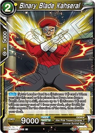 Binary Blade Kahseral (BT9-061) - Universal Onslaught