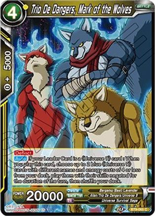 Trio De Dangers, Mark of the Wolves (BT9-065) - Universal Onslaught
