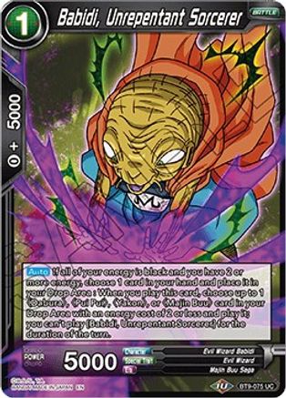 Babidi, Unrepentant Sorcerer (BT9-075) - Universal Onslaught