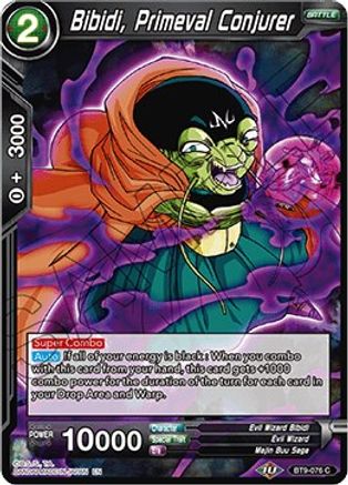 Bibidi, Primeval Conjurer (BT9-076) - Universal Onslaught Foil