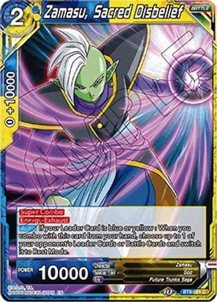 Zamasu, Sacred Disbelief (BT9-091) - Universal Onslaught Foil