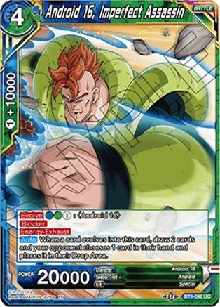 Android 16, Imperfect Assassin (BT9-098) - Universal Onslaught Foil