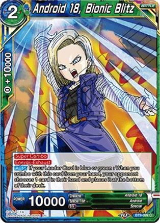 Android 18, Bionic Blitz (BT9-099) - Universal Onslaught