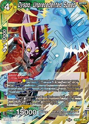 Dyspo, Unprecedented Speed (BT9-121) - Universal Onslaught