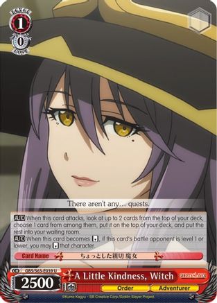 A Little Kindness, Witch (GBS/S63-E039 U) - Goblin Slayer