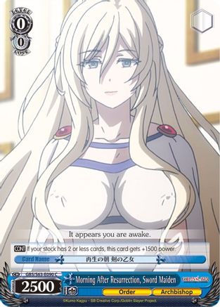Morning After Resurrection, Sword Maiden (GBS/S63-E090 C) - Goblin Slayer