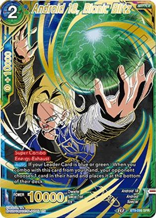 Android 18, Bionic Blitz (SPR) (BT9-099) - Universal Onslaught