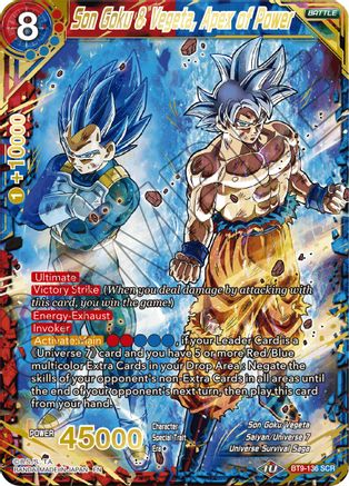 Son Goku & Vegeta, Apex of Power (BT9-136) - Universal Onslaught