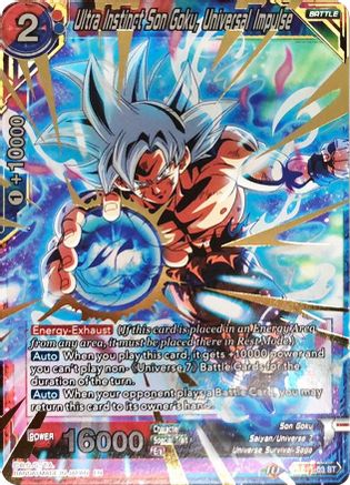 Ultra Instinct Son Goku, Universal Impulse (Gold Stamped) (SD11-03) - Universal Onslaught