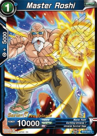 Master Roshi (BT9-030) - Universal Onslaught PreRelease Cards
