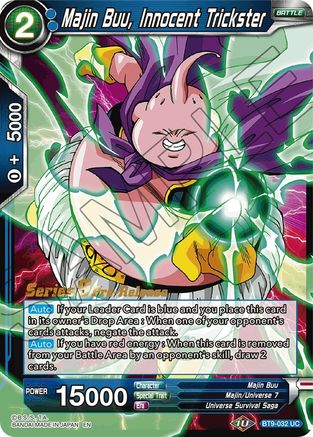 Majin Buu, Innocent Trickster (BT9-032) - Universal Onslaught PreRelease Cards
