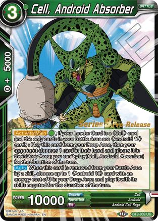 Cell, Android Absorber (BT9-039) - Universal Onslaught PreRelease Cards
