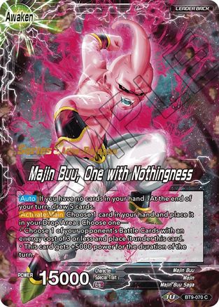 Bibidi // Majin Buu, One with Nothingness (BT9-070) - Universal Onslaught PreRelease Cards