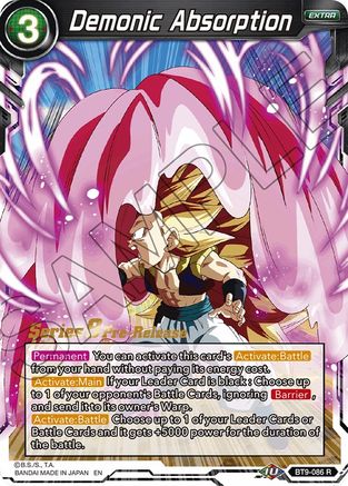 Demonic Absorption (BT9-086) - Universal Onslaught PreRelease Cards