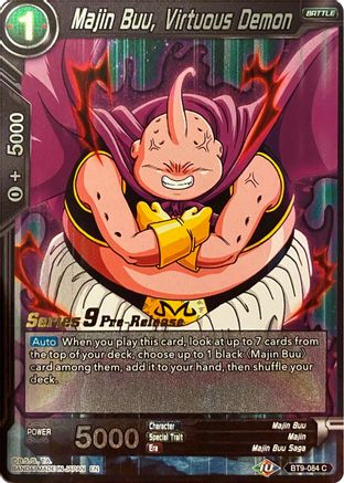 Majin Buu, Virtuous Demon (BT9-084) - Universal Onslaught PreRelease Cards