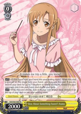 How About Something Sweet? Asuna (SAO/S65-E007 R) - Sword Art Online -Alicization-