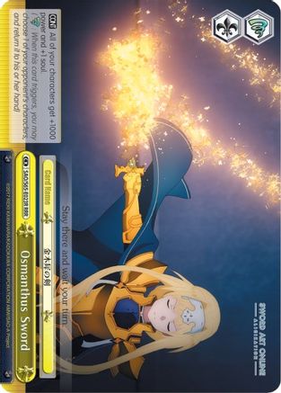 Osmanthus Sword (RRR) (SAO/S65-E023R RRR) - Sword Art Online -Alicization-