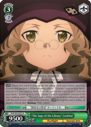 "The Sage of the Library" Cardinal (SAO/S65-E031 R) - Sword Art Online -Alicization-