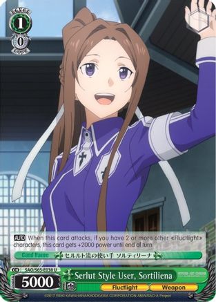 Serlut Style User, Sortiliena (SAO/S65-E038 U) - Sword Art Online -Alicization-