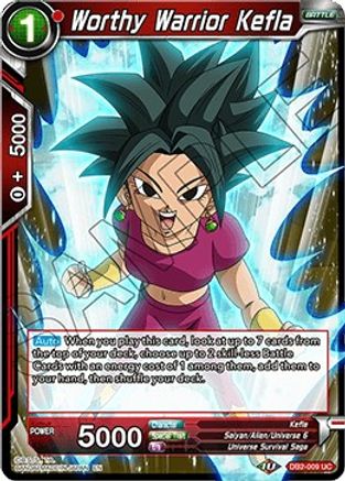 Worthy Warrior Kefla (DB2-009) - Draft Box 05  Divine Multiverse
