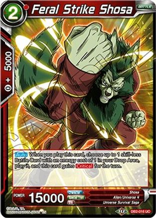 Feral Strike Shosa (DB2-016) - Draft Box 05  Divine Multiverse