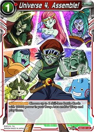 Universe 4, Assemble! (DB2-031) - Draft Box 05  Divine Multiverse Foil