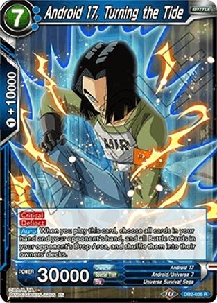 Android 17, Turning the Tide (DB2-036) - Draft Box 05  Divine Multiverse